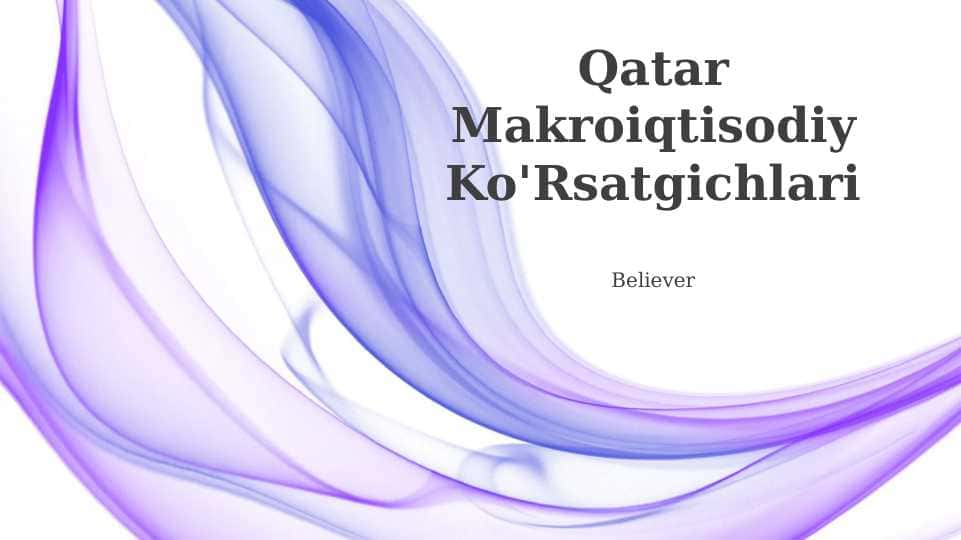 Qatar makroiqtisodiyoti