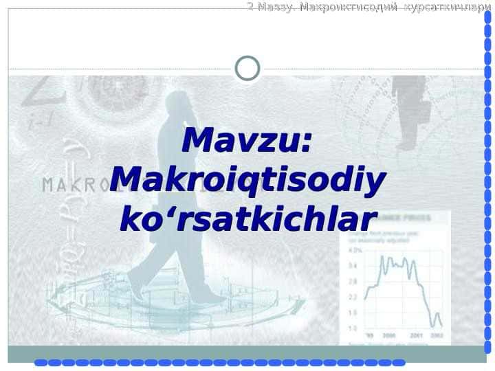Makroiqtisodiy ko‘rsatkichlar