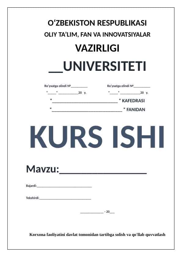 Korxona faoliyatini davlat tomonidan tartibga solish va qo'llab quvvatlash