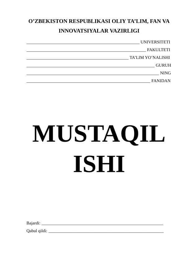 O’zbekiston Respublikasida sud hokimiyatidagi islohotlar