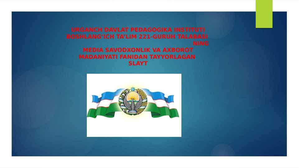 Medianingijtimoiy mazmuni