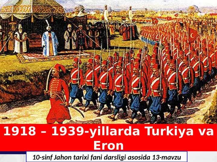 19-199-yillarda Turkiya va Eron