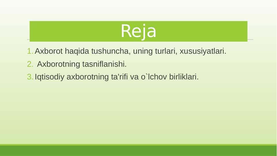Аxborotli manbalarga tahlili yondashuv nazariya va amaliyoti
