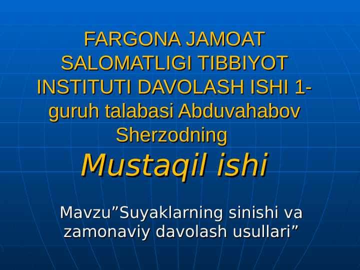 Suyaklarning sinishi va chiqishi