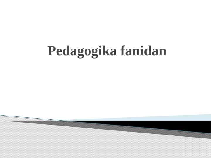 Ahmad Yassaviyning pedagogik gʻoyalari