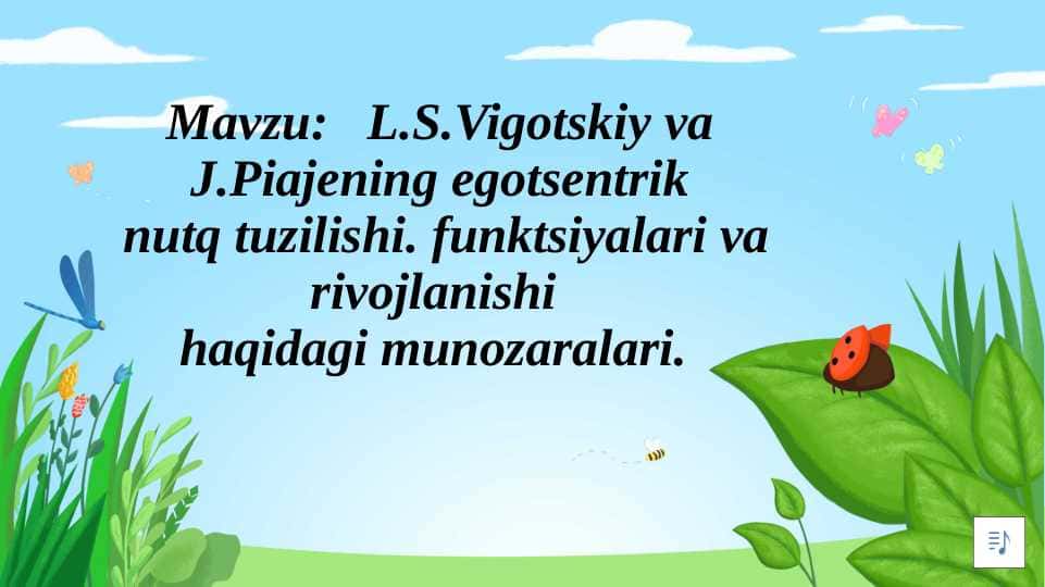 Egotsentrik nutq tuzilishi va funktsiyalari