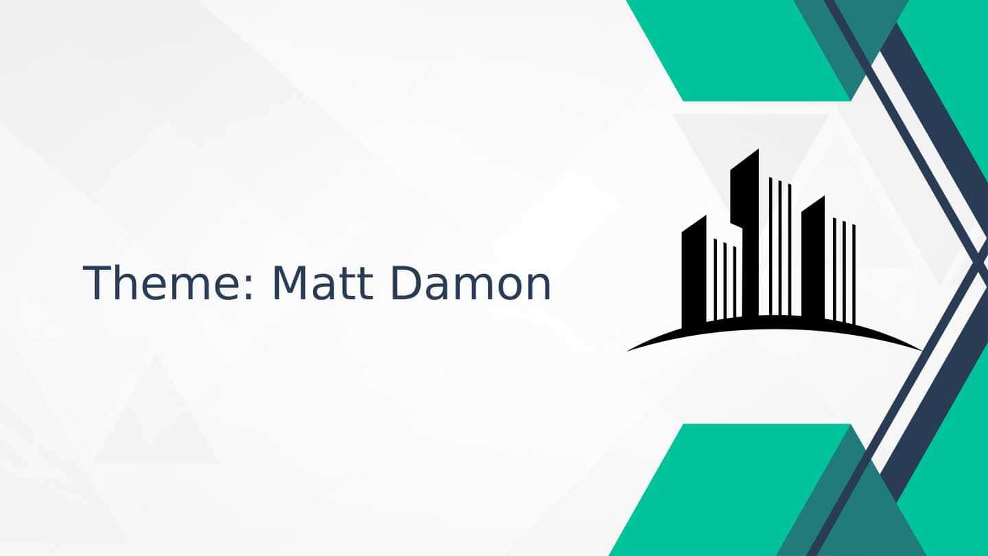 Matt Damon