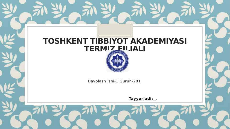 Gigiyena fani