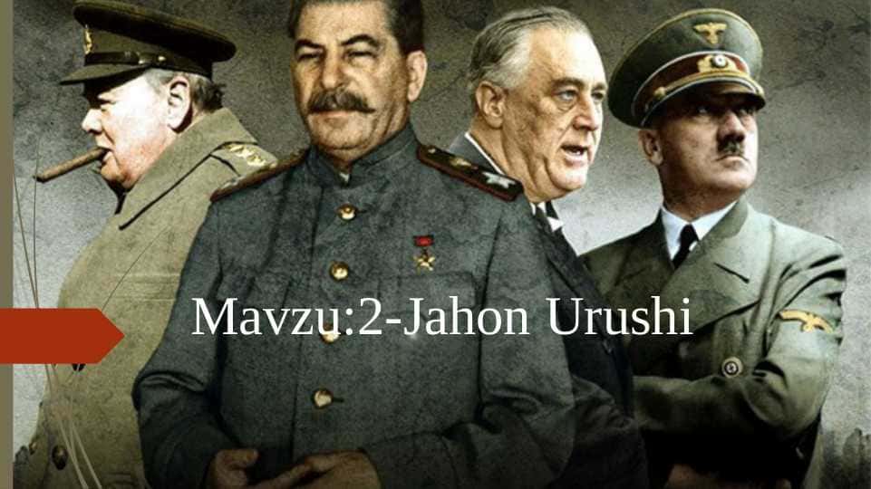 2-Jahon Urushi
