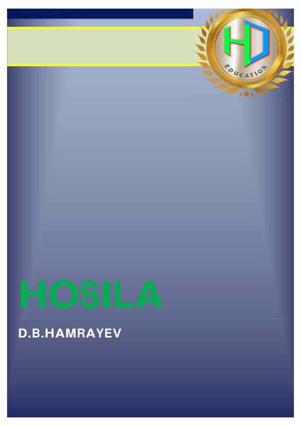 Hosila. 0 dan 100 gacha olib chiqadigan natija