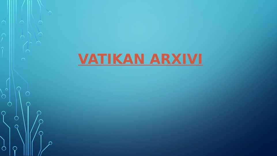 Vatikan arxivi