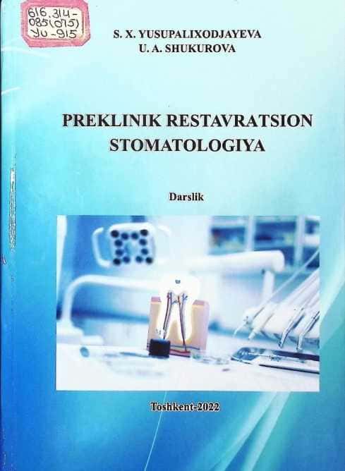 PREKLINIK RESTAVRATSION STOMOTOLOGIYA