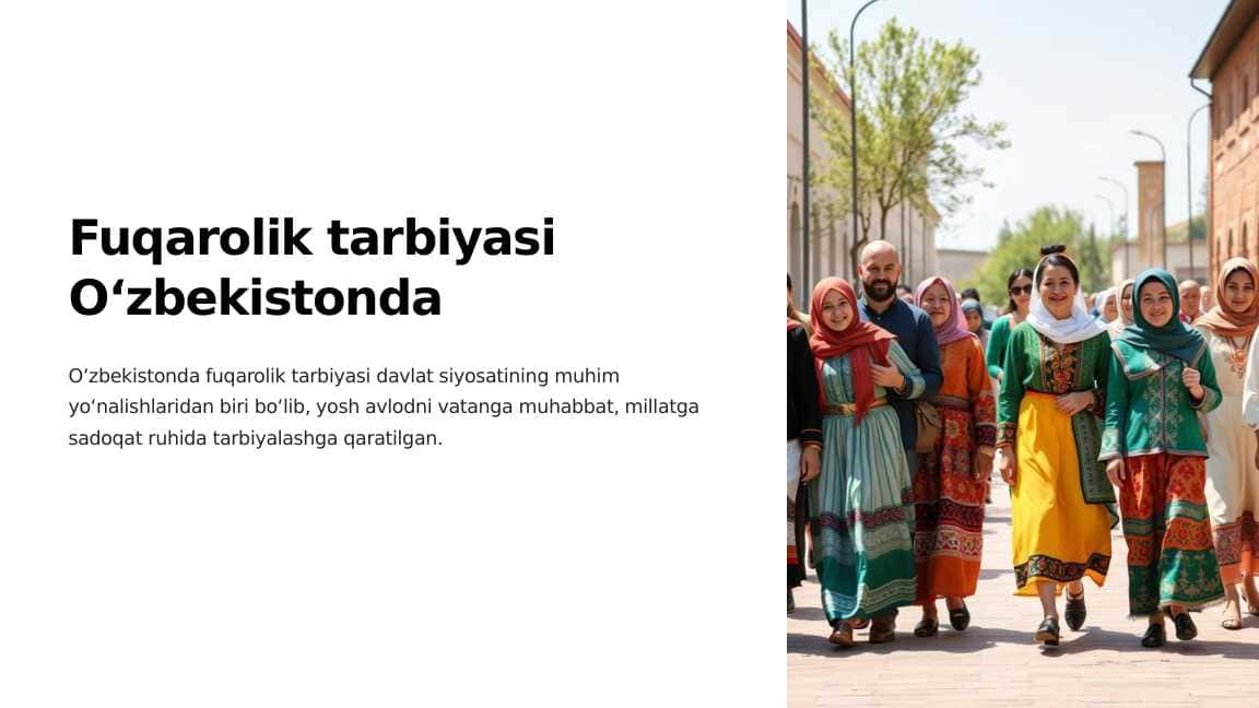 Fuqarolik tarbiyasi Oʻzbekistonda