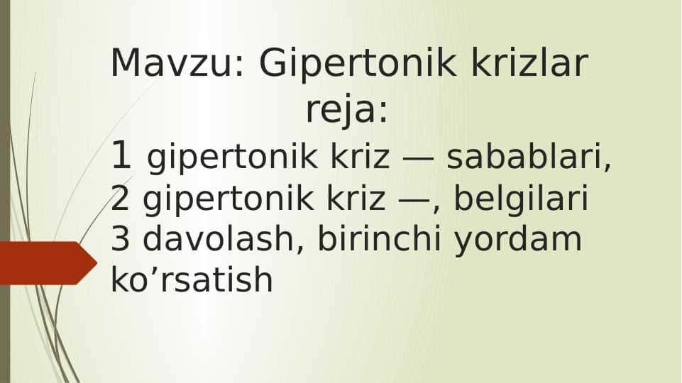 Gipertonik krizlar