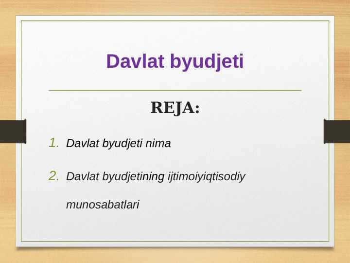 Davlat byudjeti