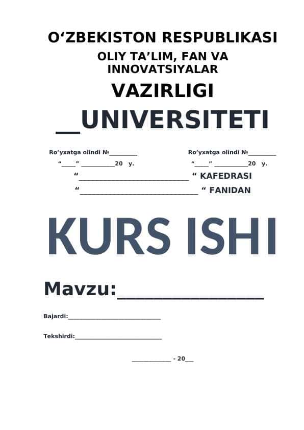 Polimer nanostrukturalar hosil bo’lishi va ularning fizik xossalari