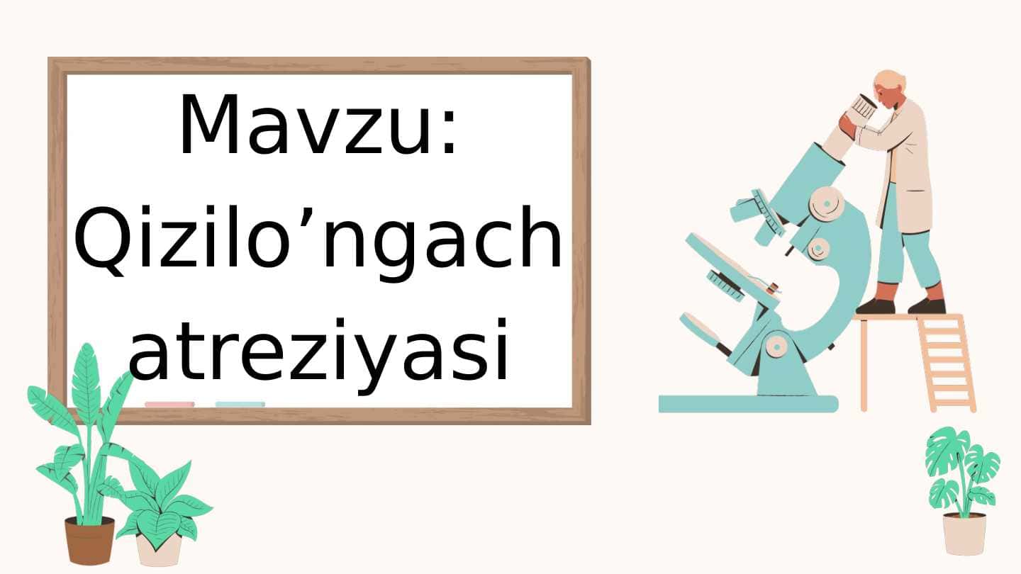 Qizilo’ngach atreziyasi
