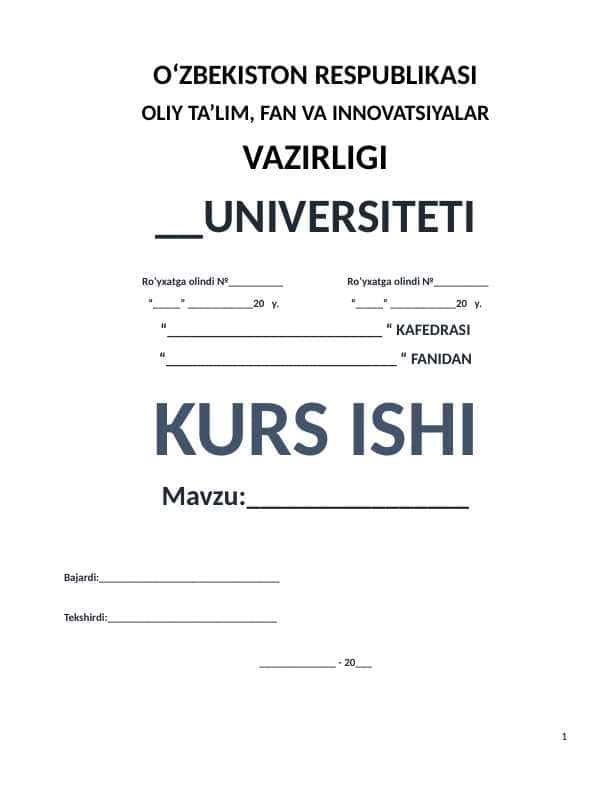 Birja-bozor infrastrukturasining asosiy bo’g’ini