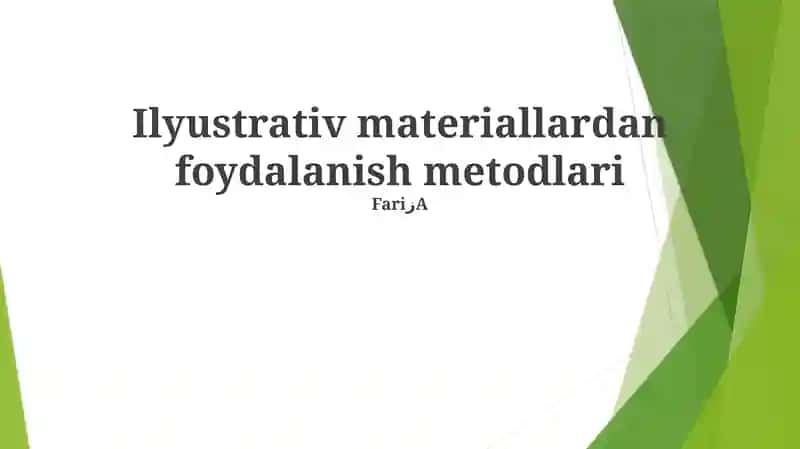 Rasm va suratlardan foydalanish