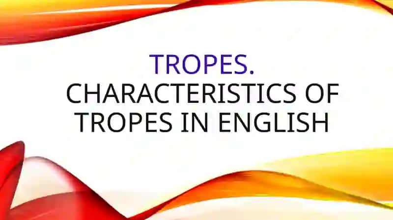 Tropes in English