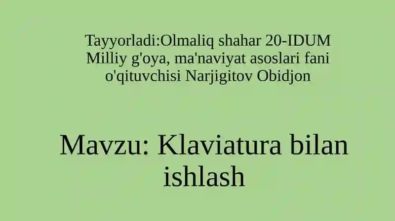 Klaviatura