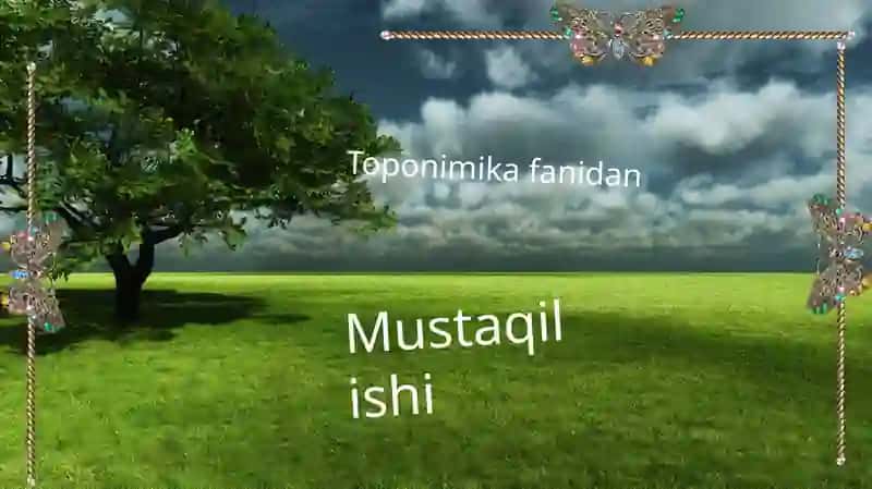 Toponimika