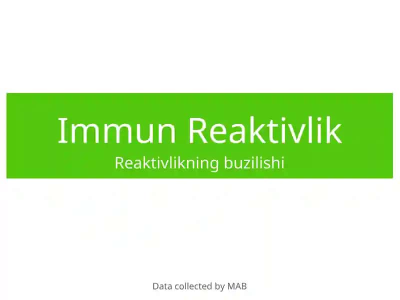 Immun Reaktivlik