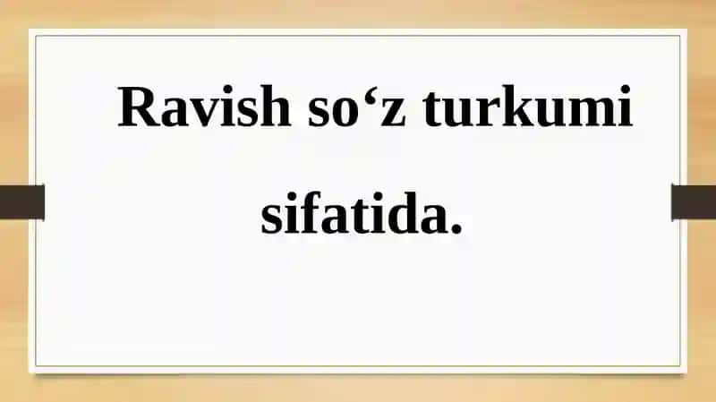 Ravishlar