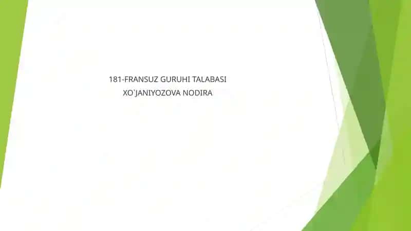 Mo’yinova Gulzoda