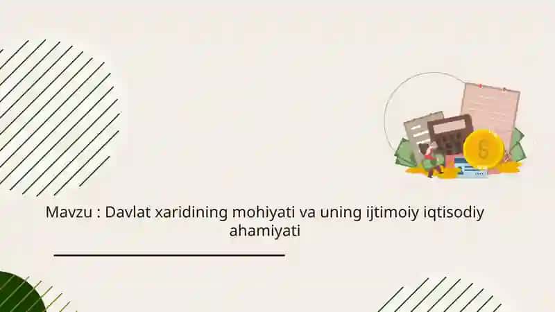 Davlatxaridiningmohiyativauningijtimoiyiqtisodiyahamiyati