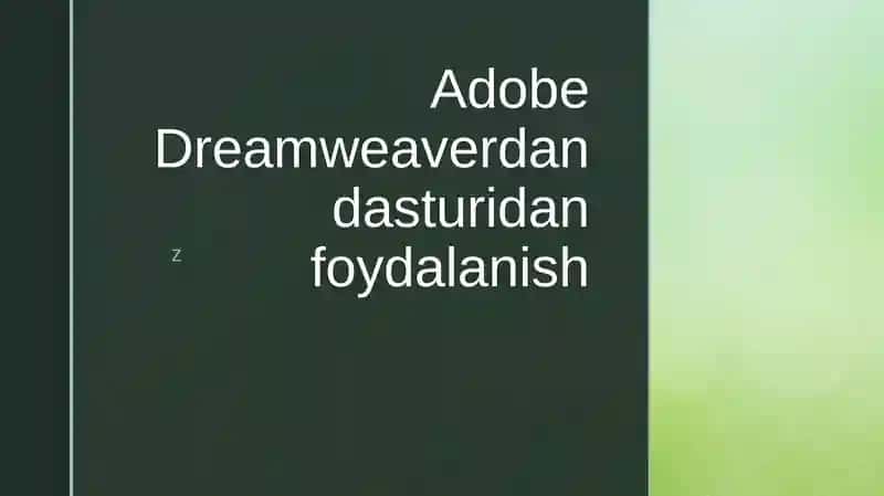 Adobe Dreamweaver