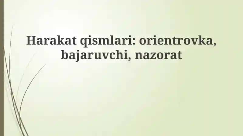 Harakat fazalari