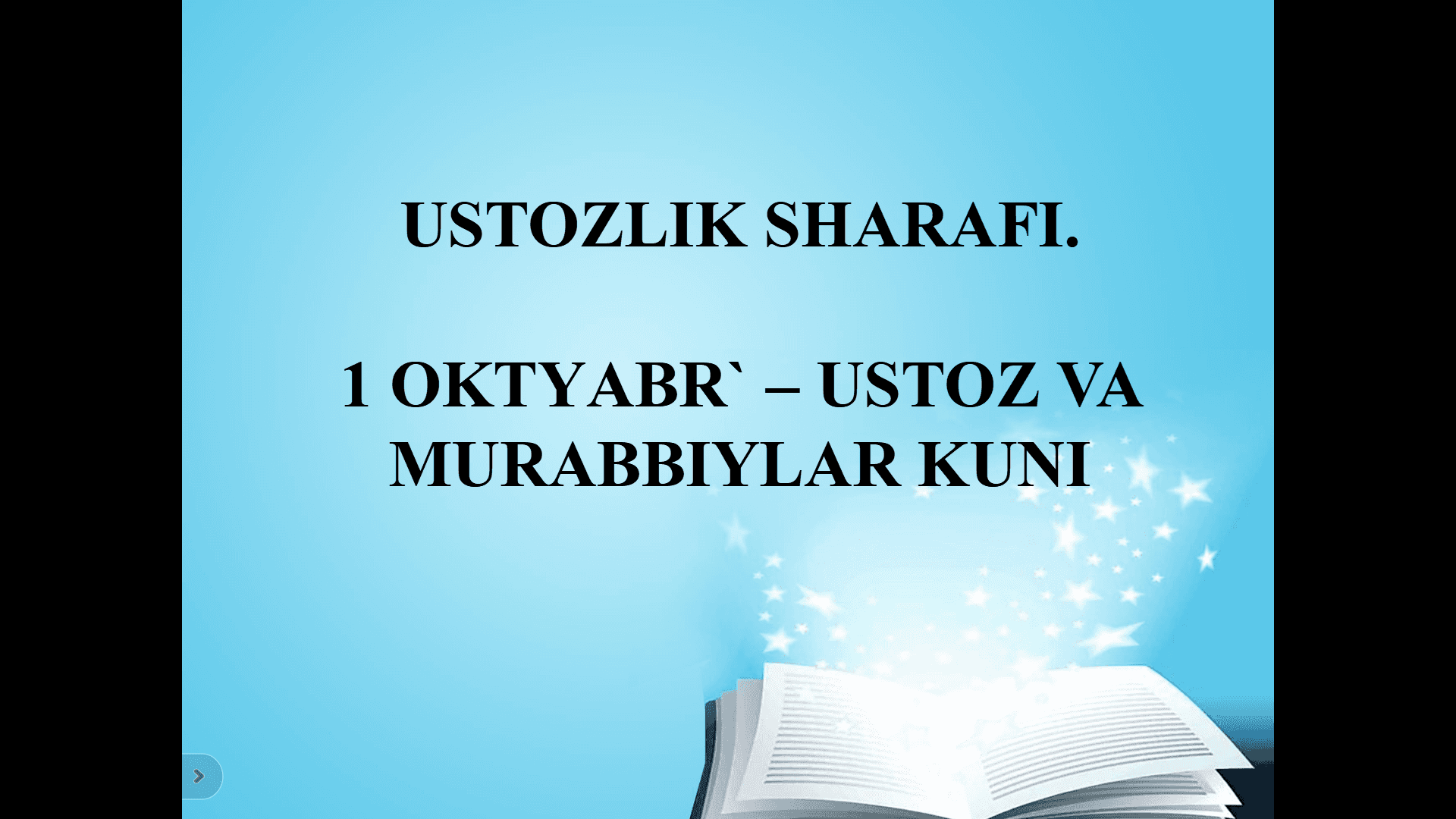 Ustozlik sharafi