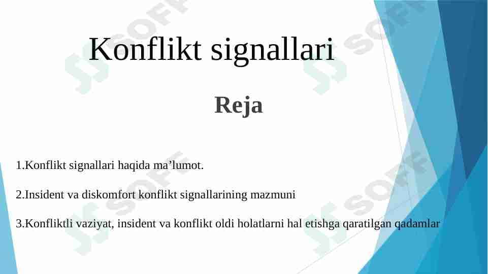 Konflikt signallar