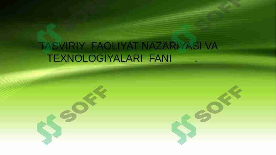 Bolalarni noanʼanaviy ashyolar va texnik usullarda rasm chizishga oʻrgatish
