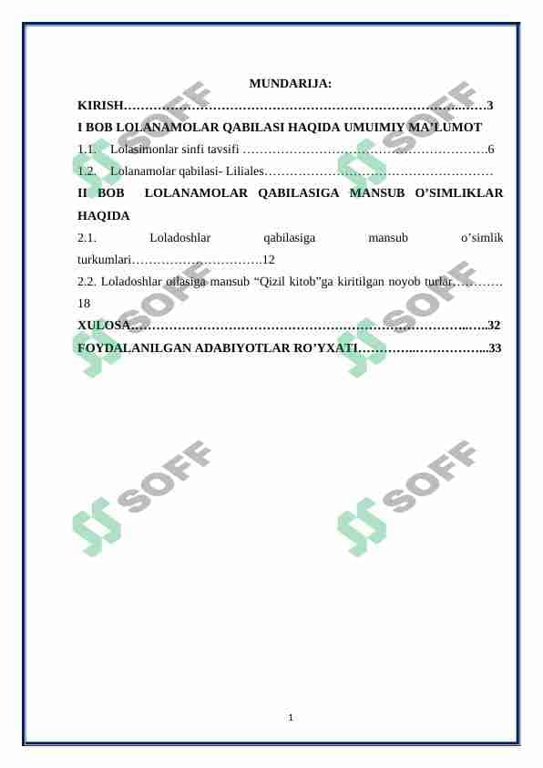 LOLANAMOLAR QABILASI