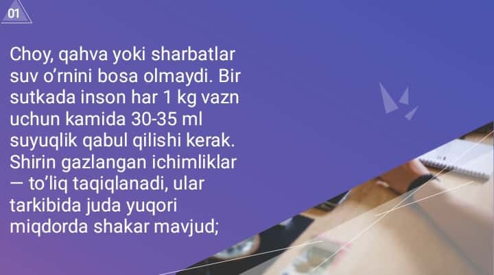 Sog‘lom turmush tarzi. To‘g‘ri ovqatlanish