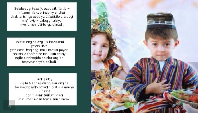 Ota onalar jamoatchiligi bilan ish uslublari va hisobdorligi