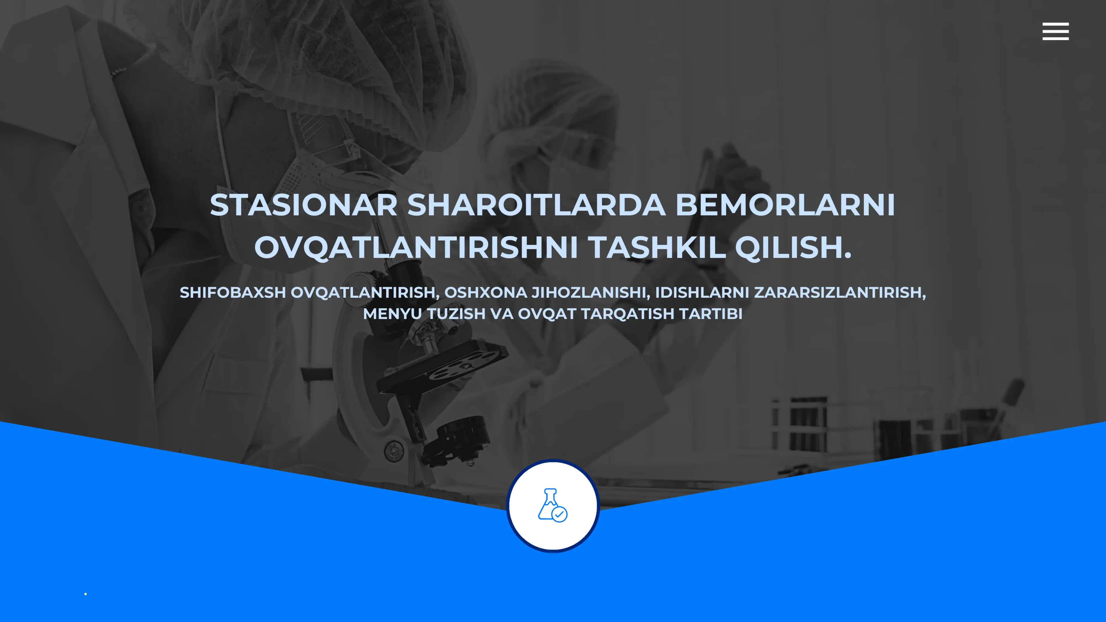 Stasionarda bemorlarni ovqatlantirishning maqsadi