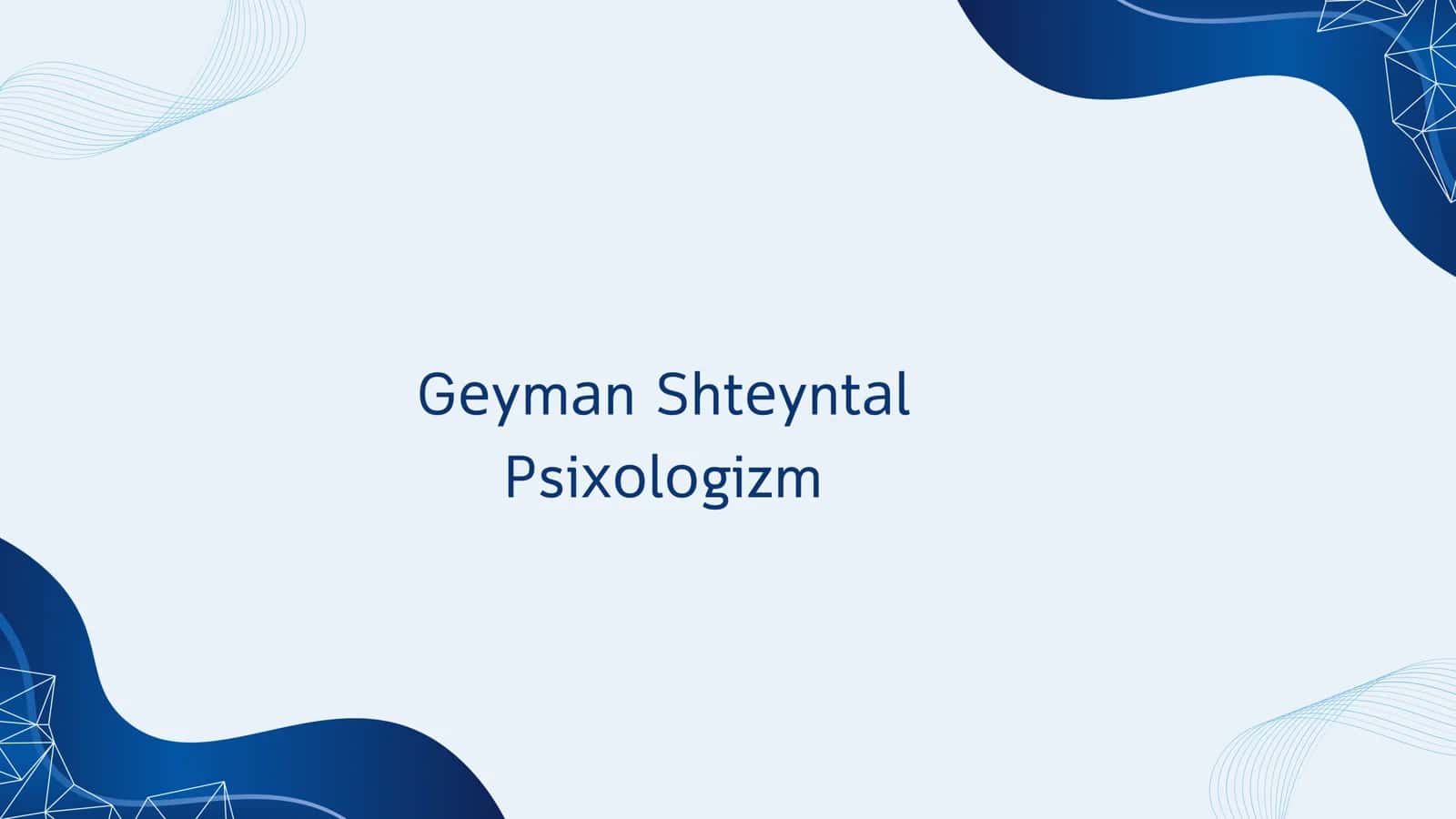 Psiхоlоgizm