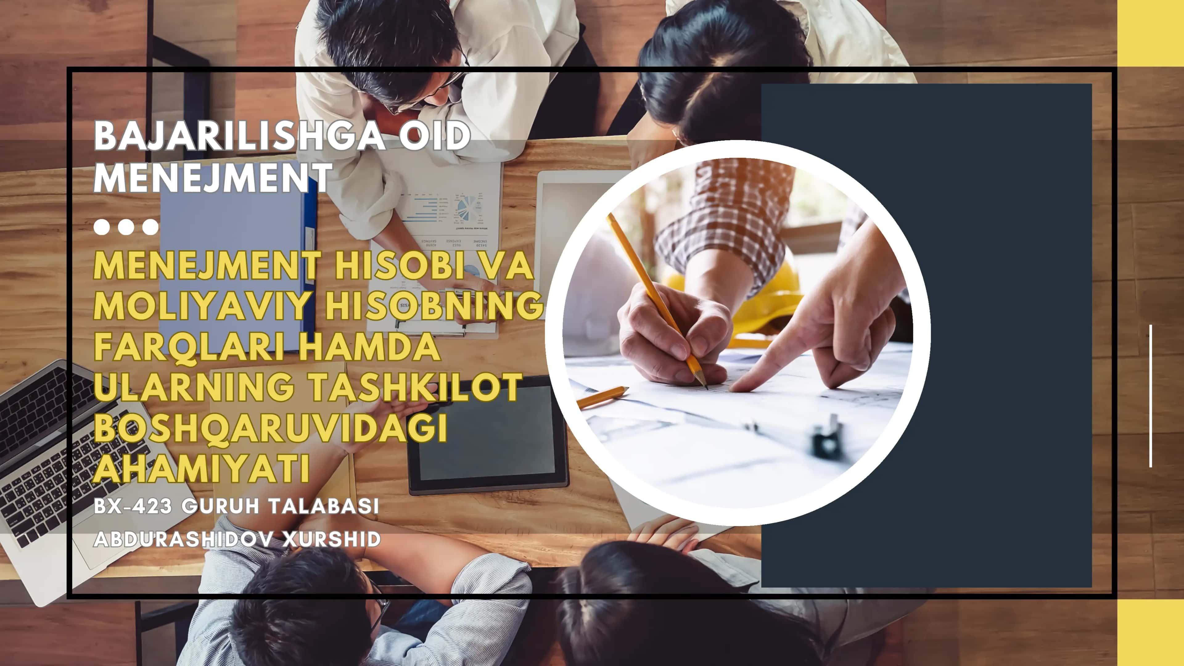 Moliyaviy hisob va menejment