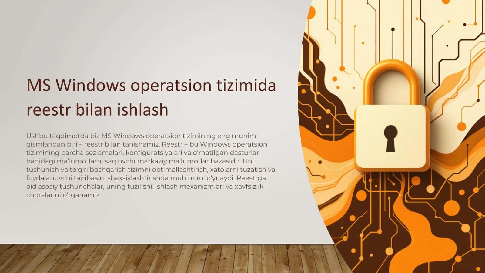 MS Windows operatsion tizimi