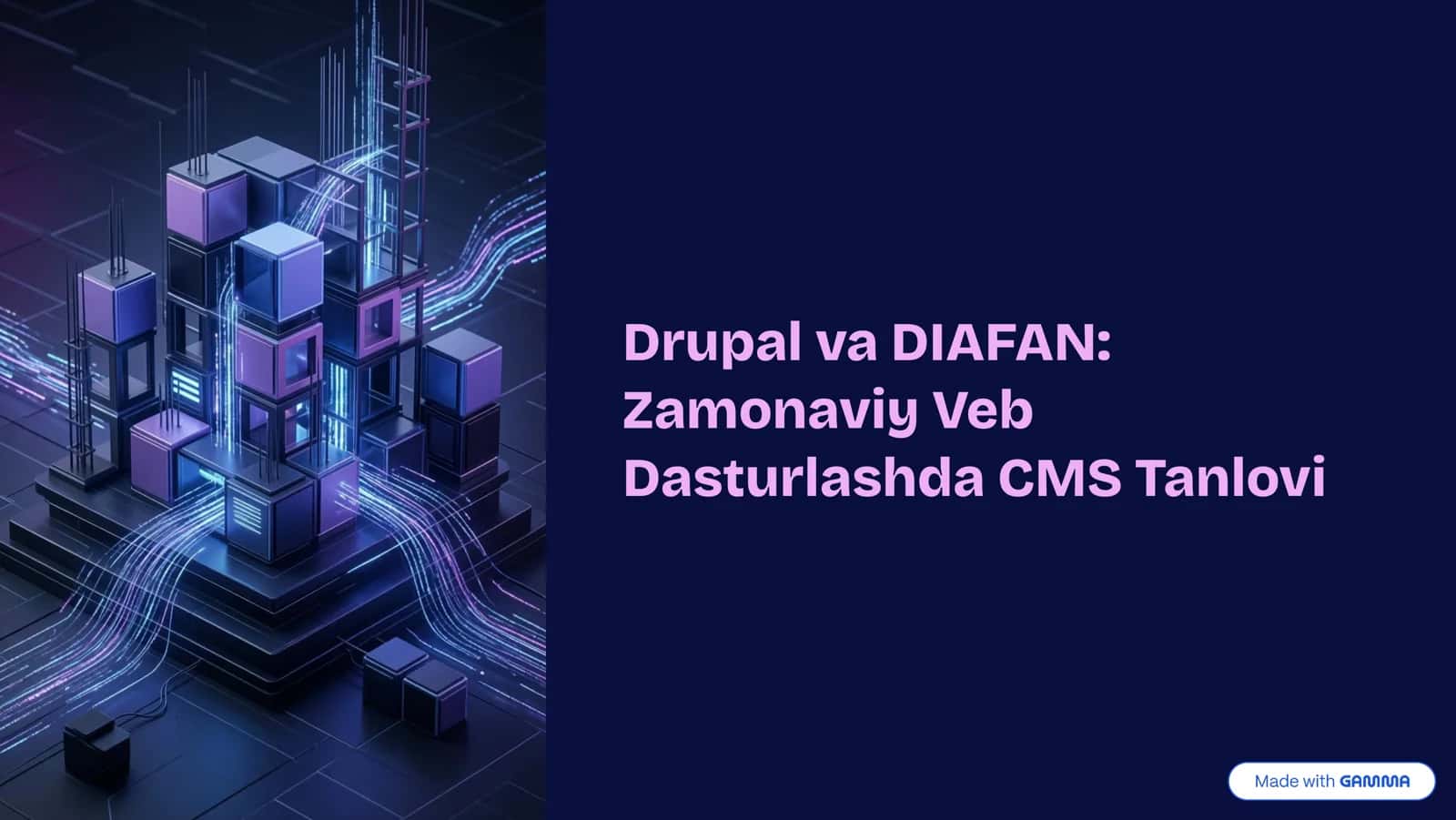 Drupal va DIAFAN Zamonaviy_Veb_Dasturlashda_CMS_Tanlovi