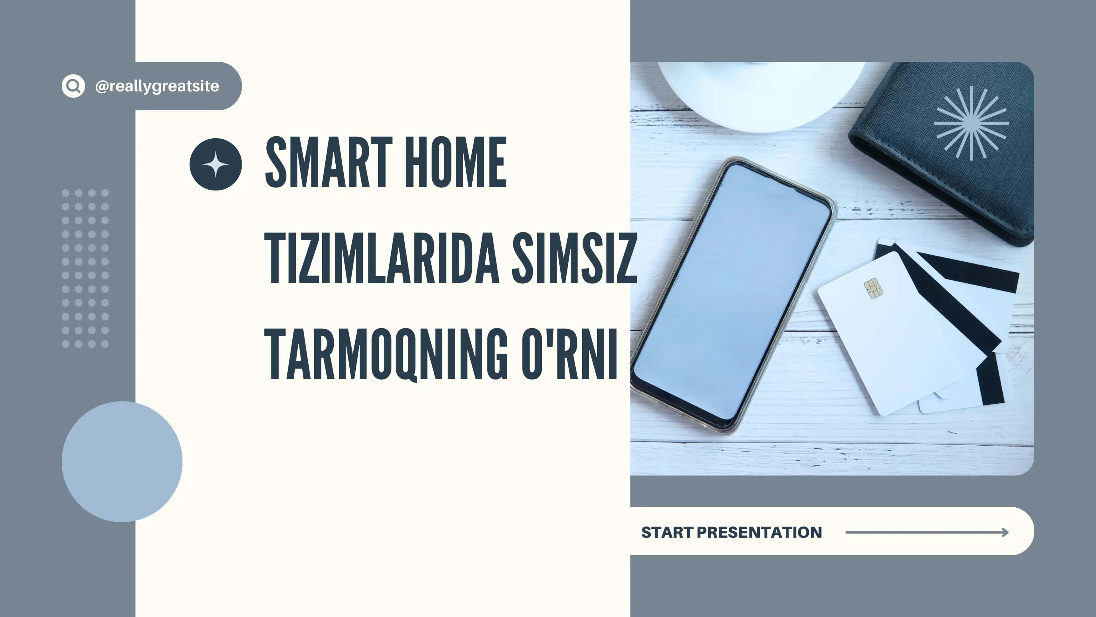 Smart Home Tizimlari