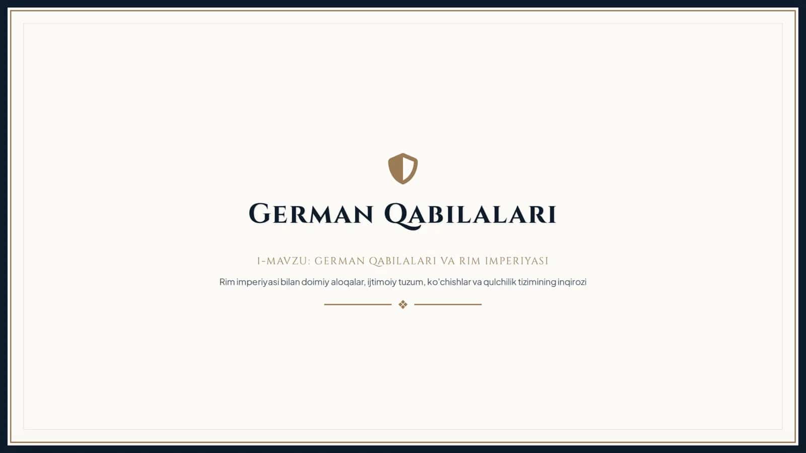 German qabilalari va Rim imperiyasi