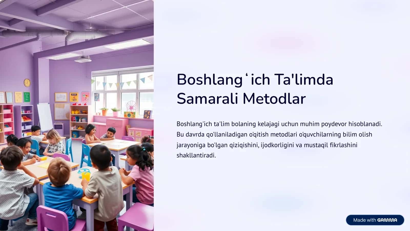 Samarali Metodlar