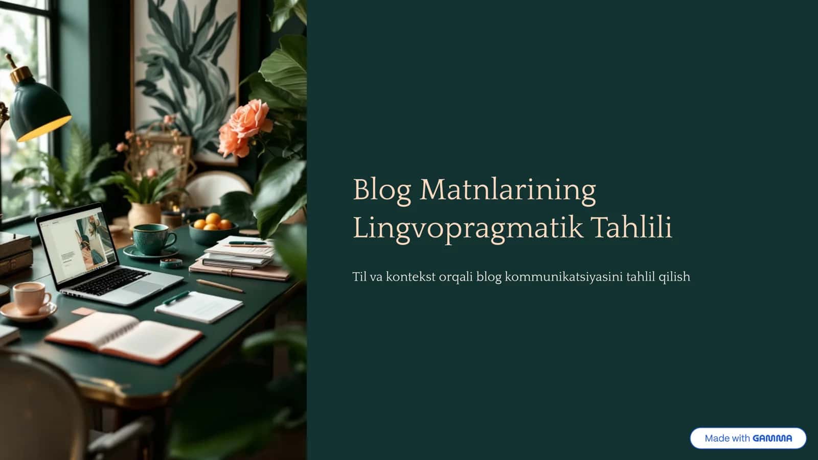 Lingvopragmatik Tahlili
