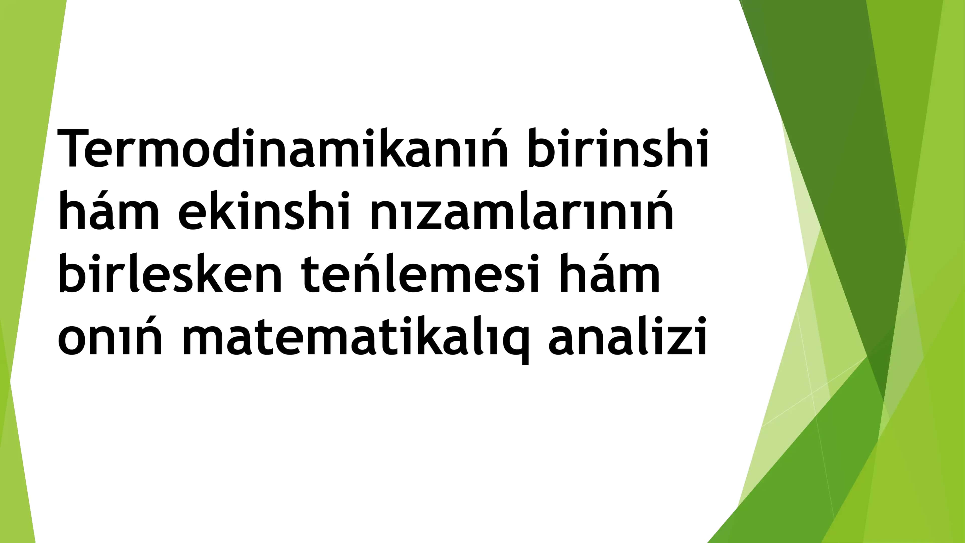 Termodinamika