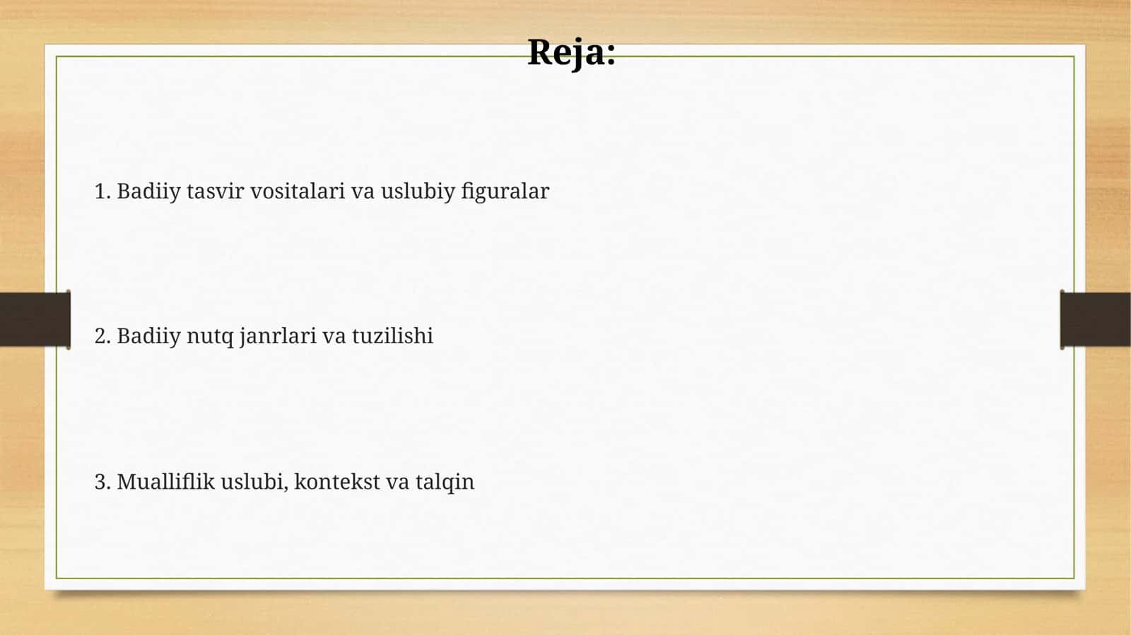 Badiiy nutqning asosiy belgilari