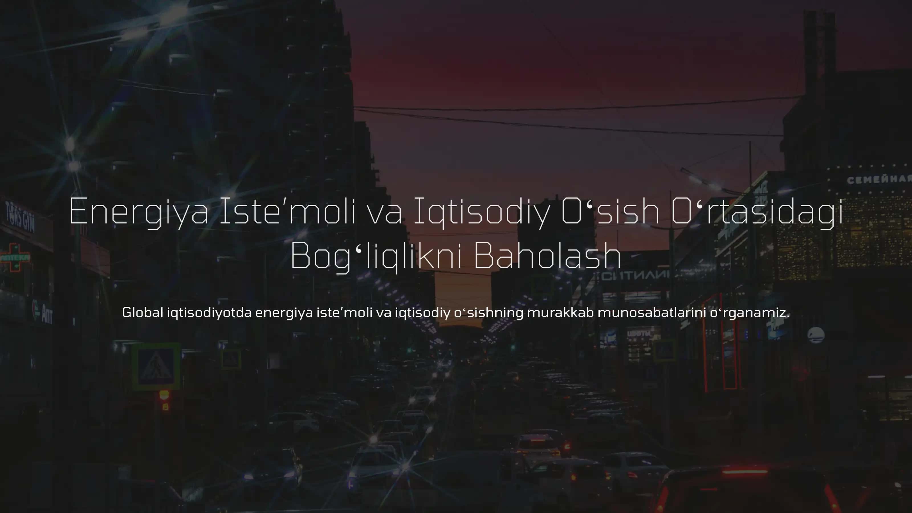 Energiya va Iqtisodiy Oʻsish: Tarixiy Kontekst